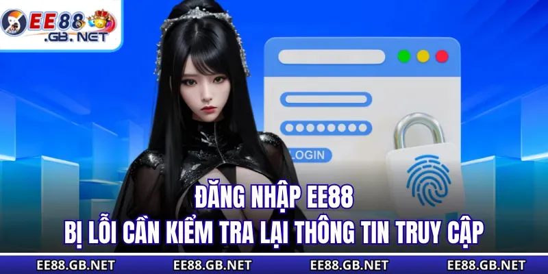 Đăng nhập EE88 bị lỗi cần kiểm tra thông tin truy cập