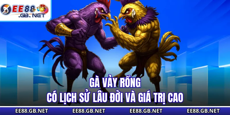 Gà Vảy Rồng - Vũ Khí Bí Ẩn Trên Chân Chiến Kê Huyền Thoại 1 Gà vảy rồng có lịch sử lâu đời và giá trị cao