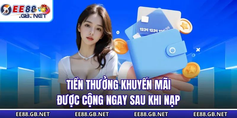 Nạp Tiền EE88 - Tặng 50% Giá Trị Cho Lần Nạp Đầu Tiên 1 Thao tác chỉ vài phút là tiền vào tài khoản ngay